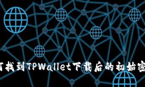 如何找到TPWallet下载后的初始密码？