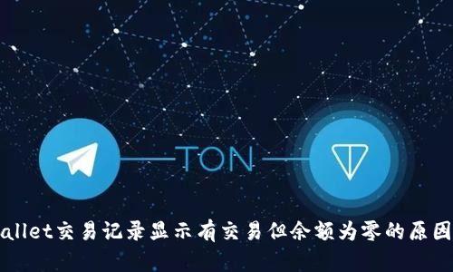 TPWallet交易记录显示有交易但余额为零的原因分析